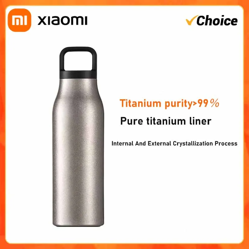 

Титановый термос Xiaomi Mijia G 6h, бутылка для сохраняющей тепло, без вредных тяжелых металлов, здоровый напиток Ti, колба с вакуумной изоляцией