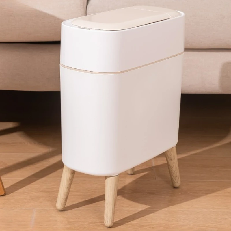 

Automatic Sensor Trash Can Smart Waste Bins Living Room Luxury Creative Garbage Bin Household Food Rubbish Organization Basket