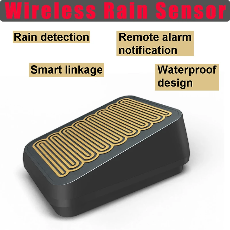 

Датчик дождя Zigbee Tuya Smart Linkage Детектор падения дождя Беспроводные детекторы утечки воды Приложение для дождевой воды Дистанционные оповещения