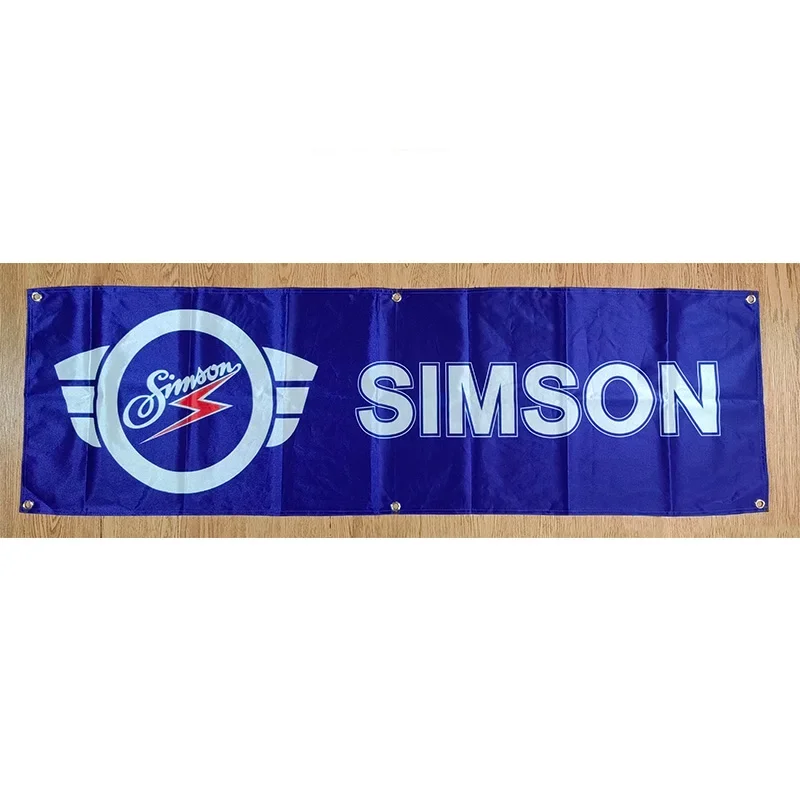 

130G 150D Double Sides Simson Flag Banner 1.5ft*5ft (45*150cm) Size Custom Any Size Any Logo Flying and Hanging Flags