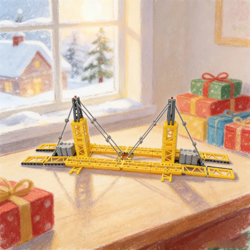 

498 шт. MOC модель поезда-моста, строительные блоки, архитектура, сборка, идея «сделай сам», игрушки, рождественские подарки, кирпич, детское творческое образование