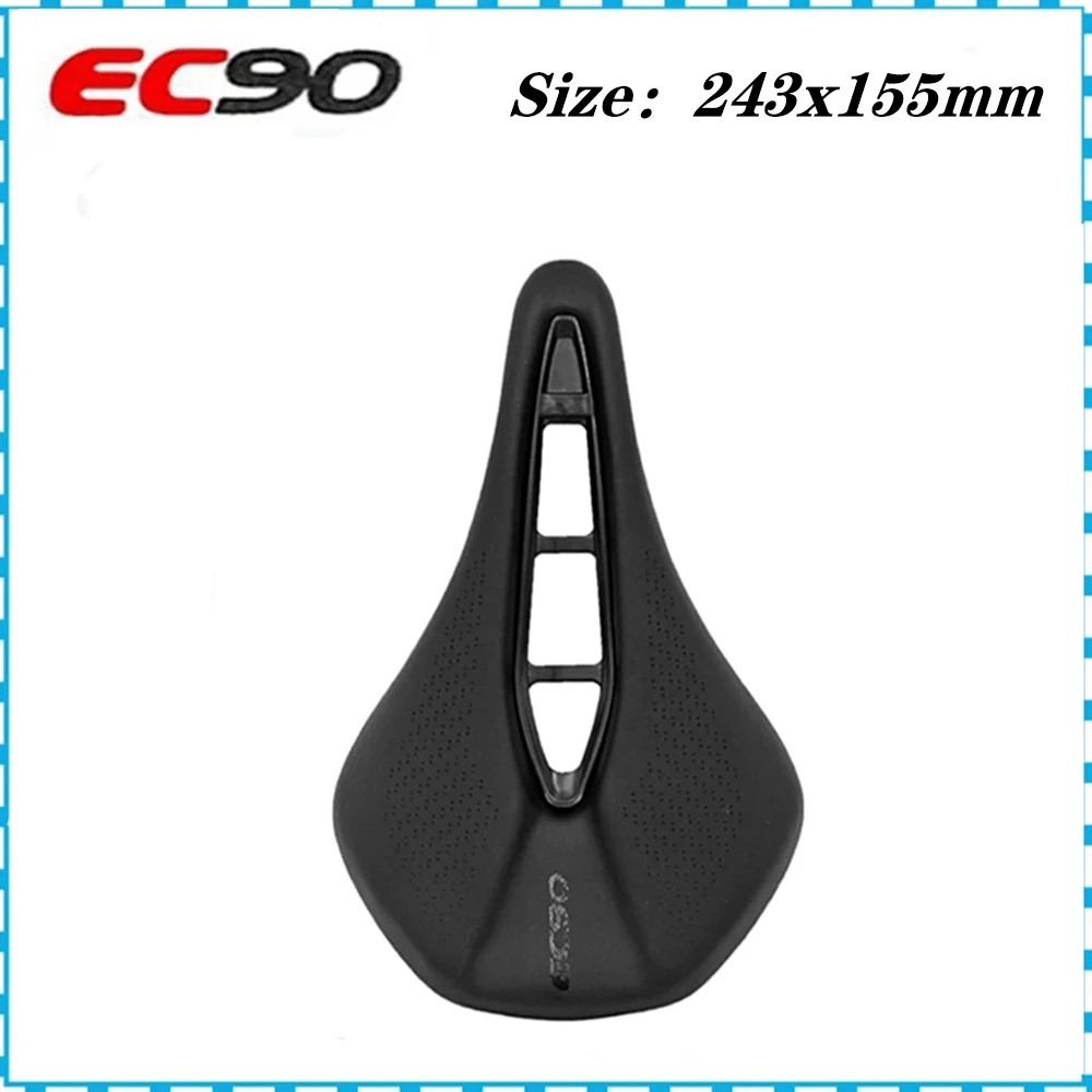 EC90 Bicycle Seat MTB Road Bike Saddles PU Ultralight Breathable Comfortable Seat Cushion Bike Racing Saddle Parts Components