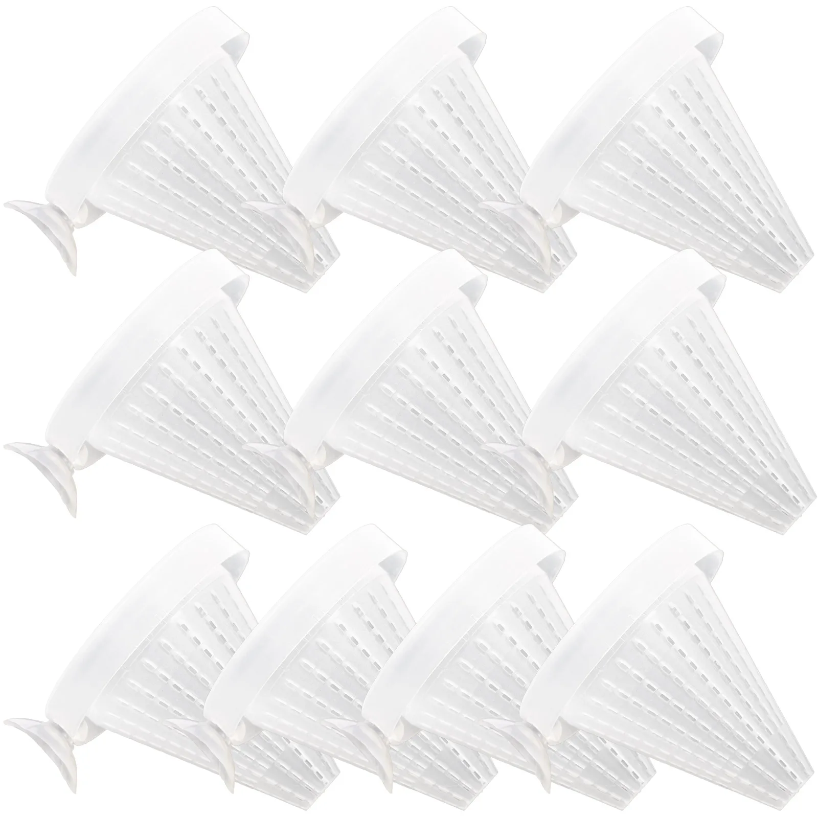 

10 Pcs Decorate Feeder with Suction Cup Fish Tank Breeding Aquarium Accessories