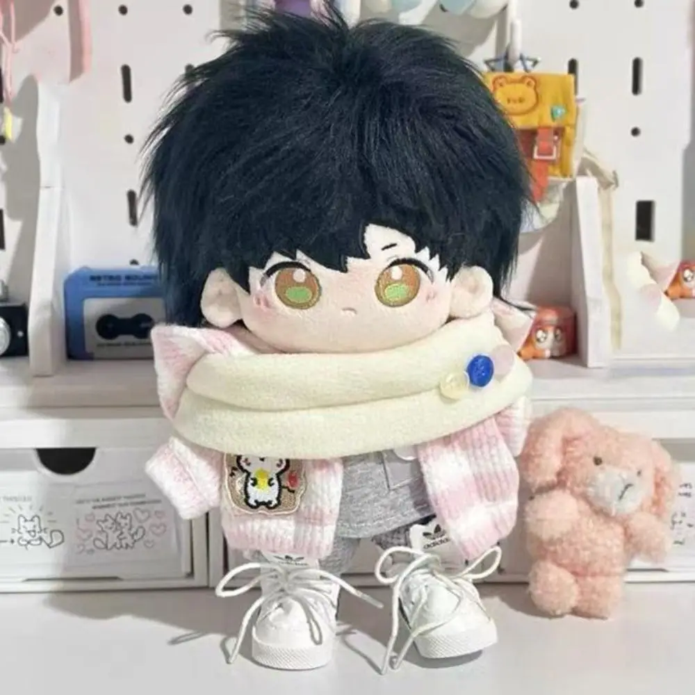 

Стиль игрового дома, 20 см, хлопковая кукольная одежда, футболка с героями мультфильмов, наряд, хлопковая кукольная одежда, креативная мини-плюшевая кукла, одежда, игрушка