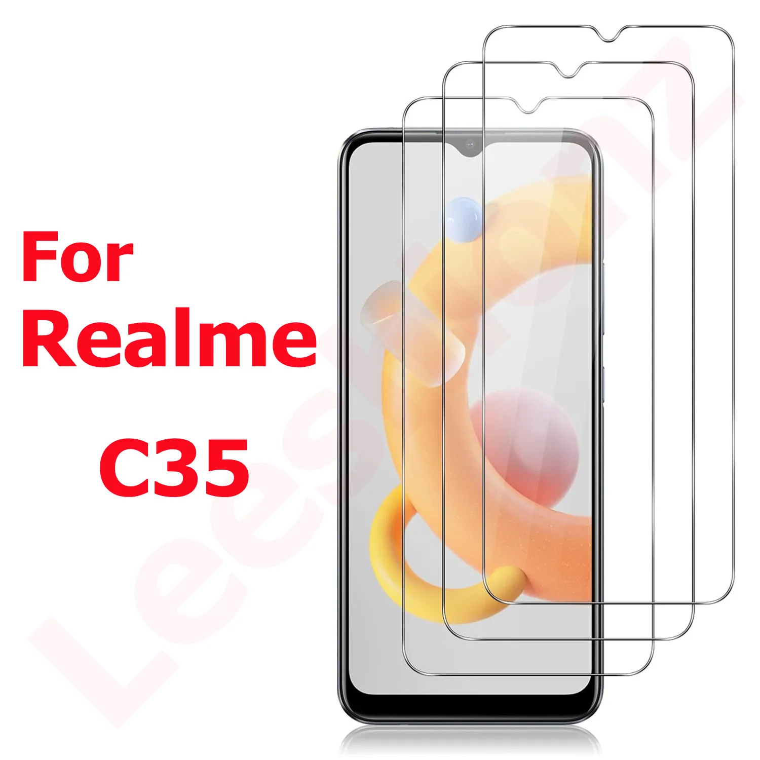 

For Realme C35 tempered glass high-definition anti drop function intelligent screen protector glass film