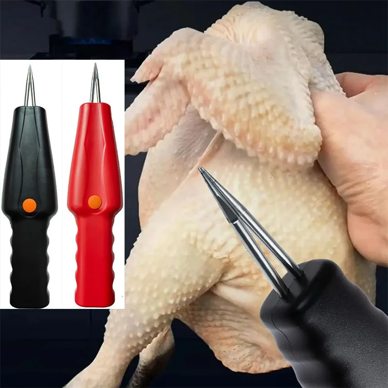 Rechargeable Handheld Poultry Plucking Machine De-Feather Remover for Goose Duck Chicken Plucking Bird Turkey Kitchen Tools