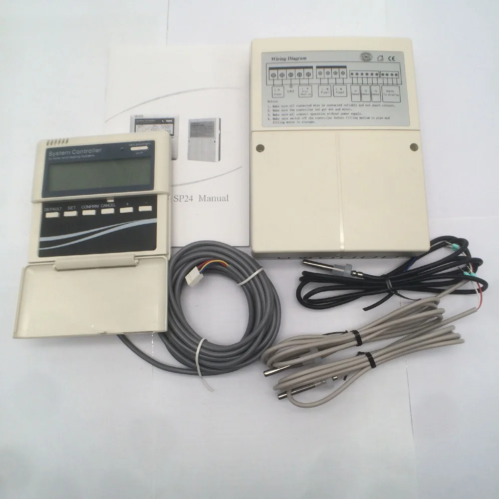 Temperature Difference Circulation Overheating Protection SP24 Solar Water Heater Controller Solar Thermal Controller