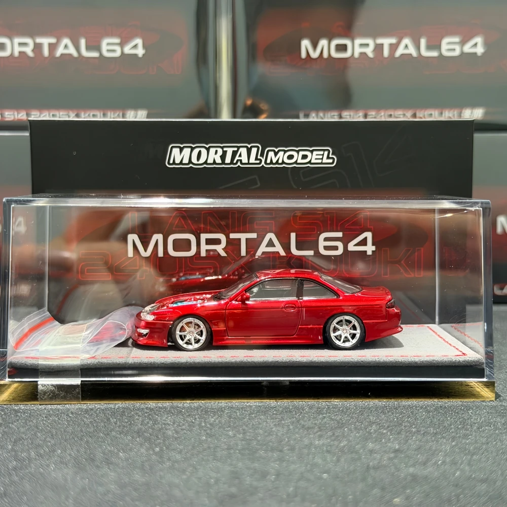 

Mortal 1:64 S14 240SX KOUKI HEC Exhibition Limited Alloy Die-cast Car Model