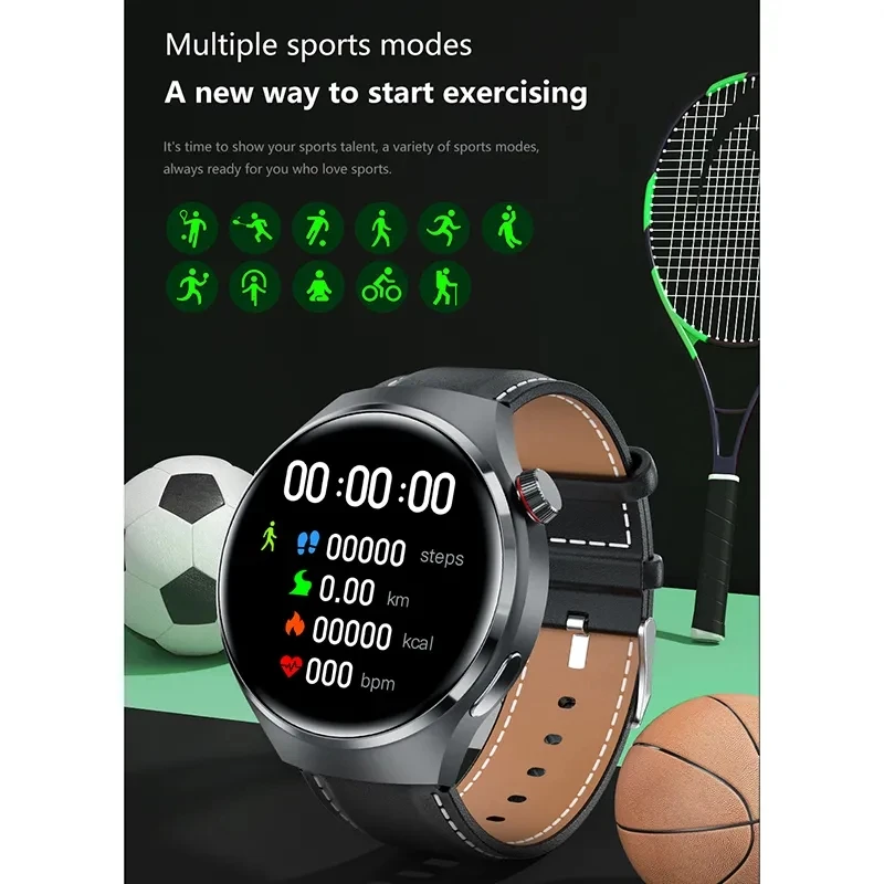 ใหม่ NFC สมาร์ทวอท์ชผู้ชาย AMOLED HD หน้าจอ Heart Rate Health Monitor GPS กีฬาบลูทูธ IP68 SmartWatch กันน้ําผู้หญิง