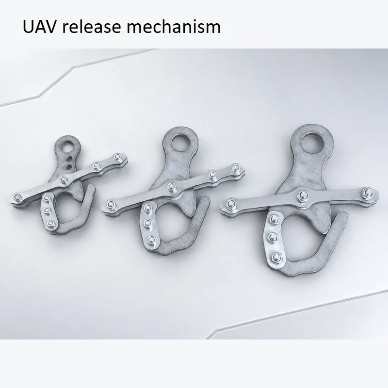 Manual Release Mechanism with Automatic Unhooking – Stainless Steel Lifting Hook – Drone High-Altitude Drop/Release Device