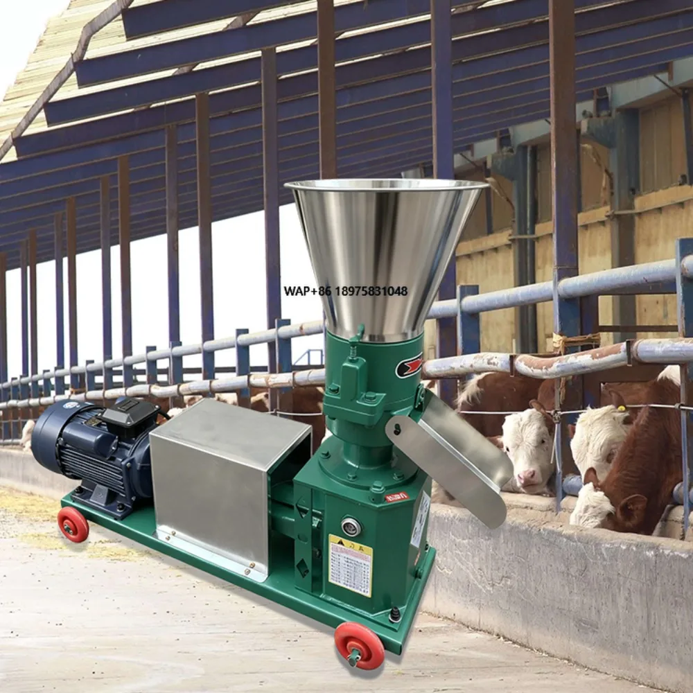 Pig, beef, chicken, fish, poultry feed processing, pellet machine, pelletizer, agricultural machinery 120 300 500 3000 kg/h