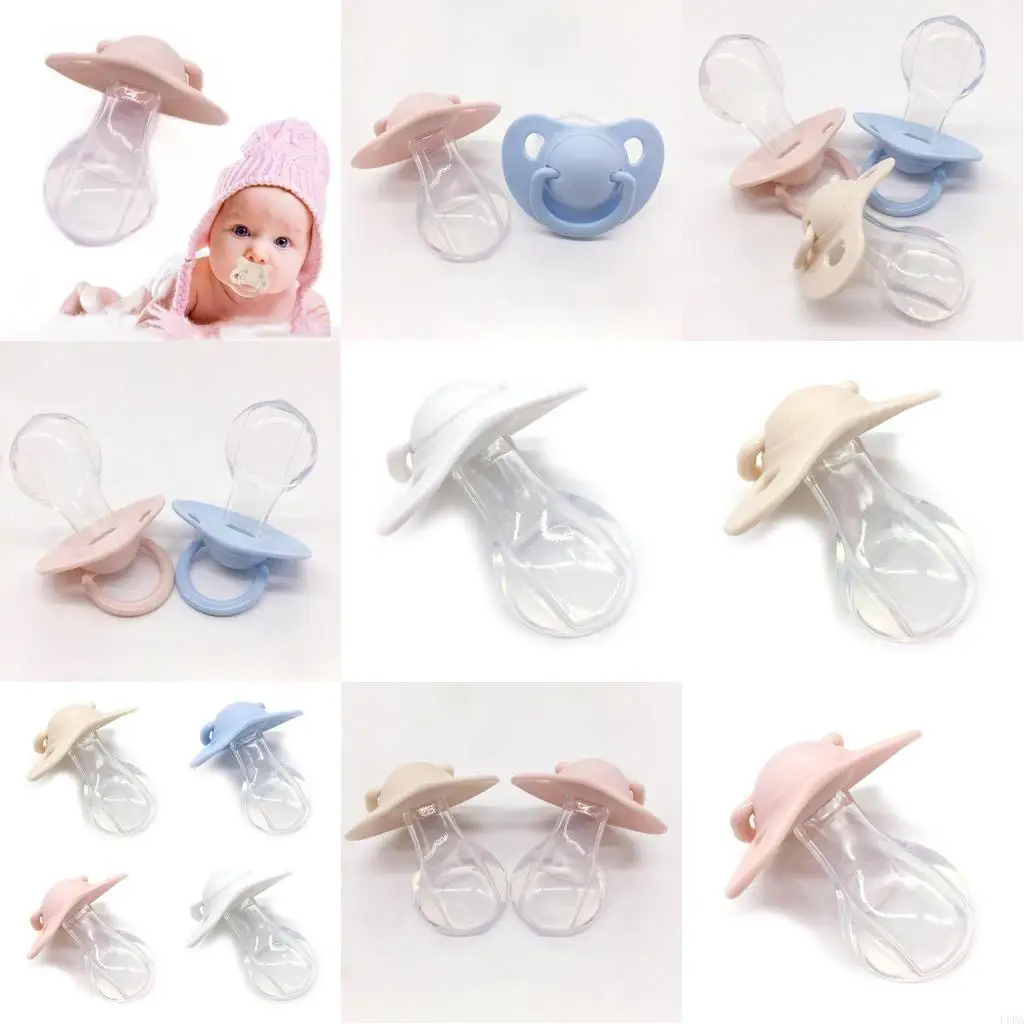 لينة الكبار لينة سيليكون دمية مصاصة الحلمة المهديء مستلزمات رعاية الأطفال L8RB