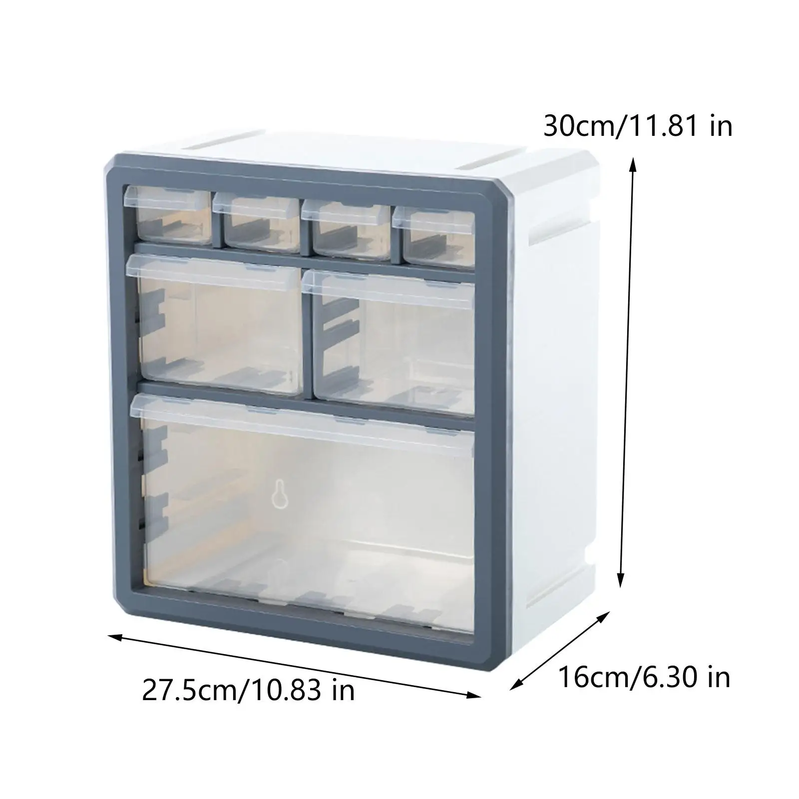 منظم درج صغير لصندوق درج منظم المكتب لإمدادات فنية الغرور #6