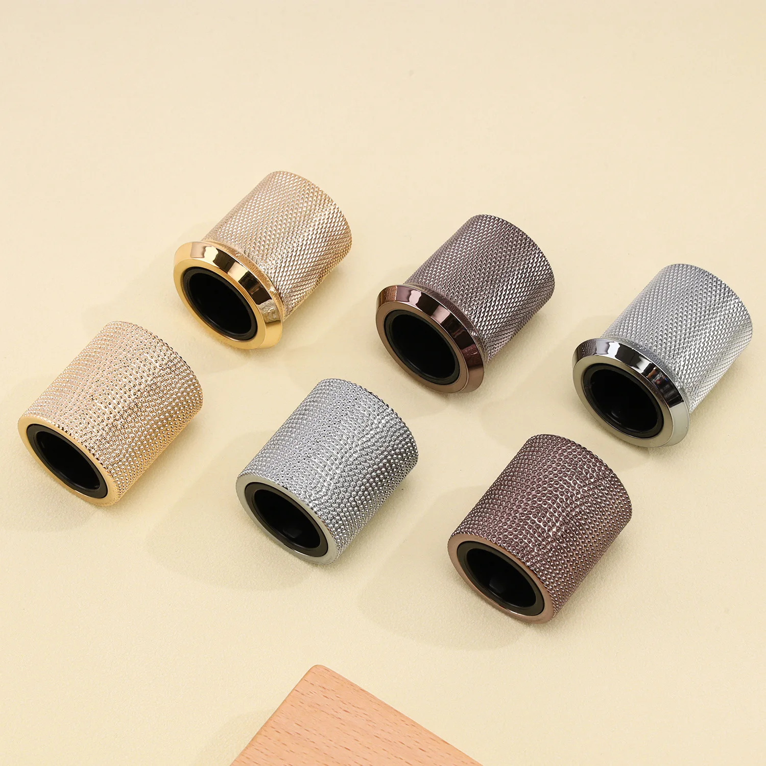 15mm Zinc Alloy Perfume Bottle Cap, Glass Spray Atomizer Lid, Gold Metal Replacement Cover for Refillable Cosmetic Containers
