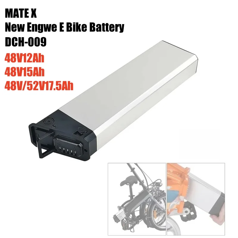

Replacement Batteries 48V 17.5Ah 16Ah for 2022 New Engwe EP-2 Pro Engine Pro Upgraded Version for MATE X Bike Battery DCH-009