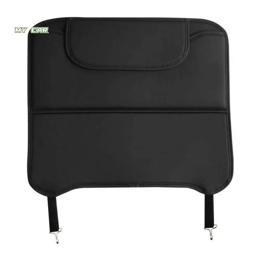 

With Storage Bag Car Seat Anti Kick Mat Anti-fouling Anti-wear Seat Back Protector Cover Waterproof PU Leather