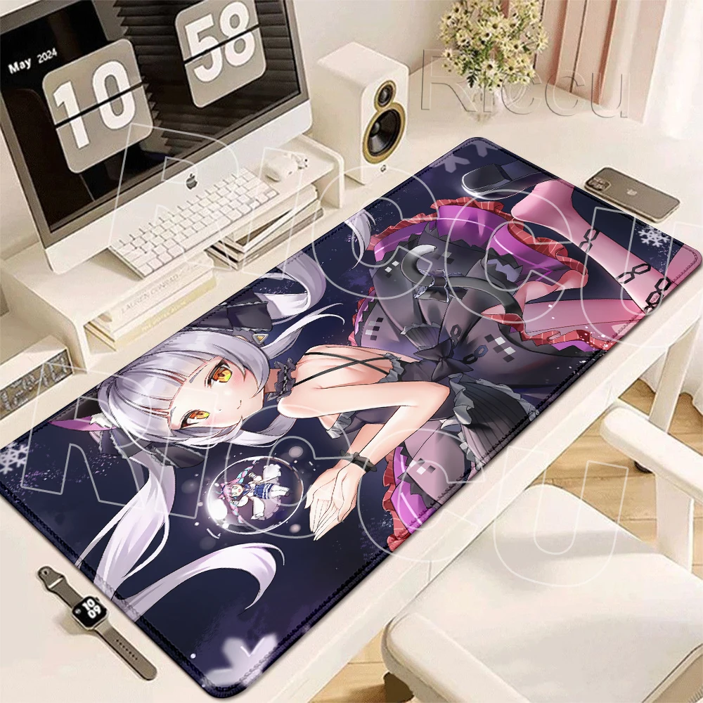 Extended Anti-slip Rubber Base Mouse Pad Anime Hololive Kawaii Murasaki Shion Desk Mats Laptop Keyboard Desktop Rug PC Accessory