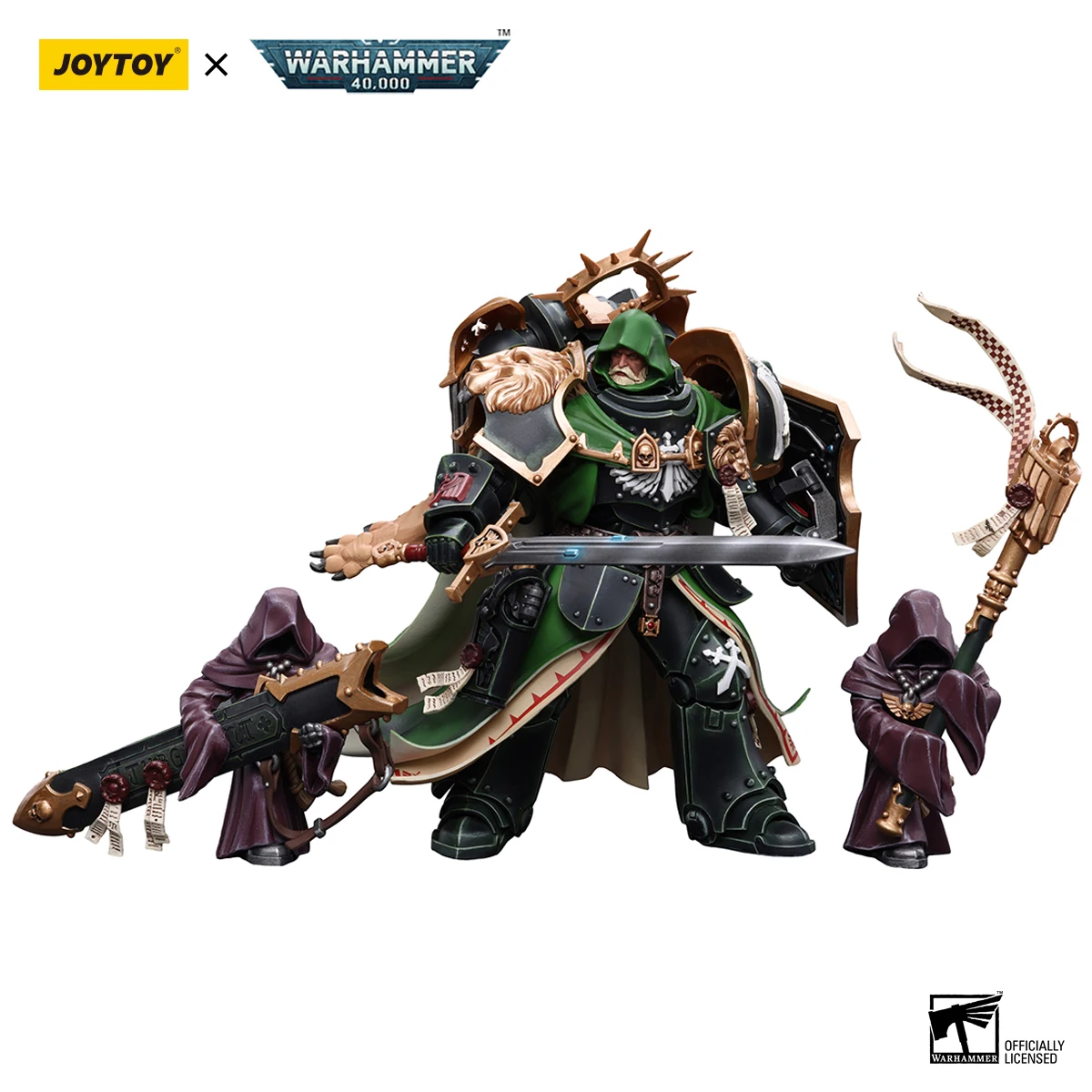 JOYTOY Warhammer40K 1/18 Action Figure Dark Angels Primarch Lion El‘Jonson Anime Figurine Joint Movable Model Toy Birthday Gifts view 4