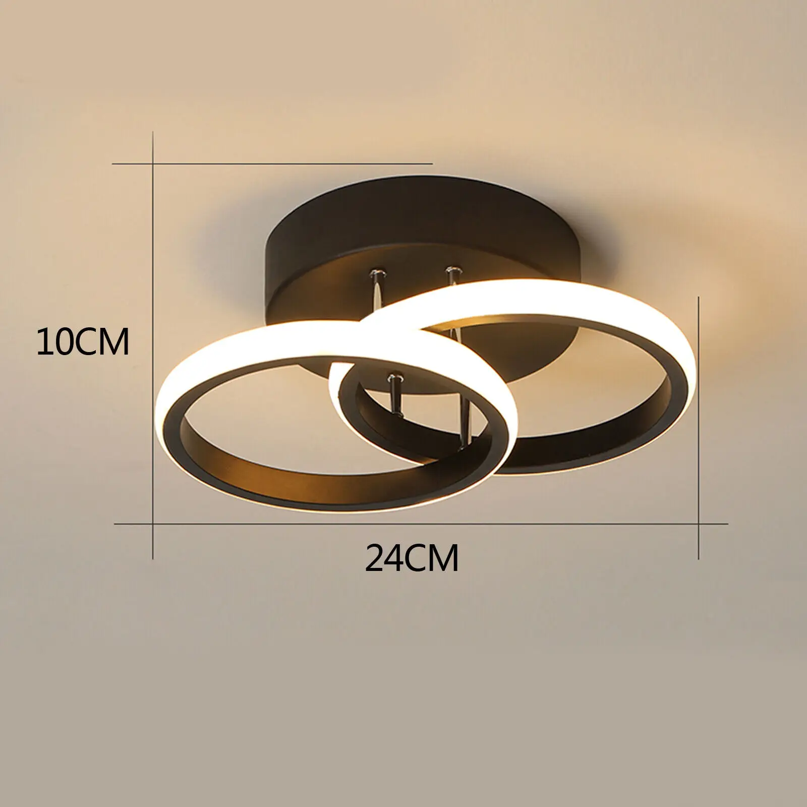 Aisle Ceiling Light, LED Nordic Ceiling Lamp for Corridor, Minimalist Lighting Fixture Home Decor Acrylic Chandelier