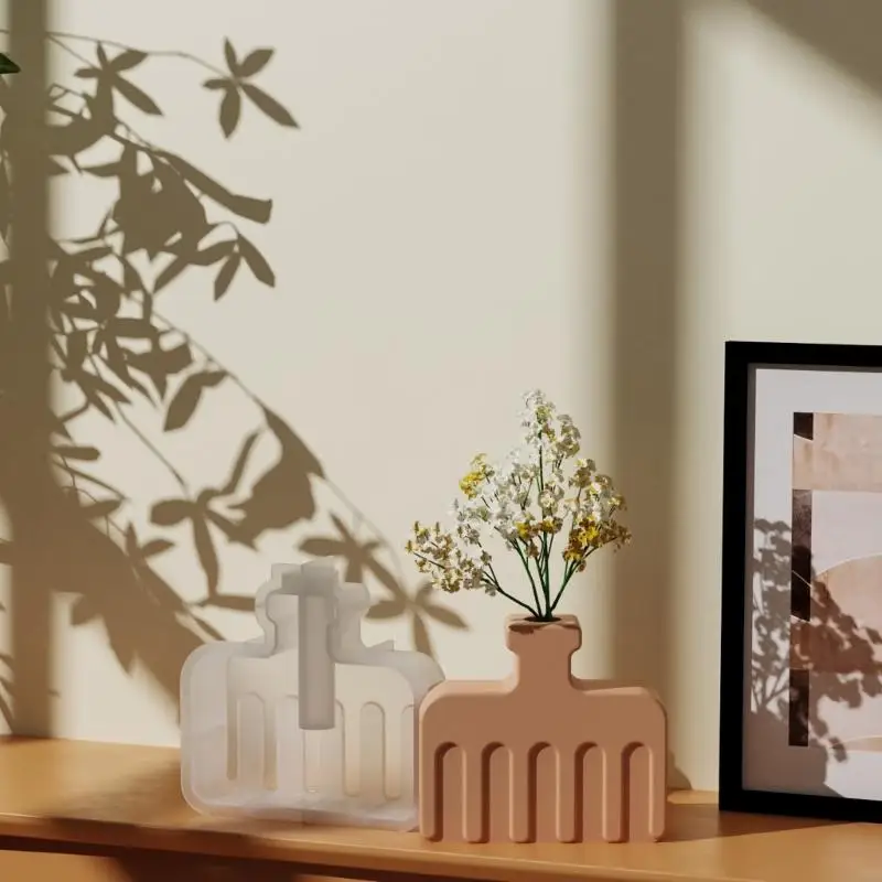 

Полосатые силиконовые формы для ваз для изготовления ваз для цветов, силиконовые формы из бетонной глины, силиконовые формы для