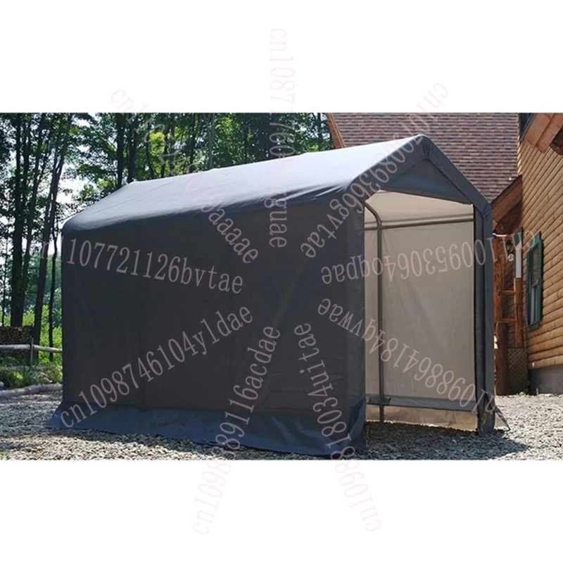 غرفة تخزين خارجية مقاومة للماء 1.8 م 2.4 م، غبار، حماية من الشمس، مرآب، عناصر متنوعة، مأوى مطر، سقيفة تخزين للحديقة