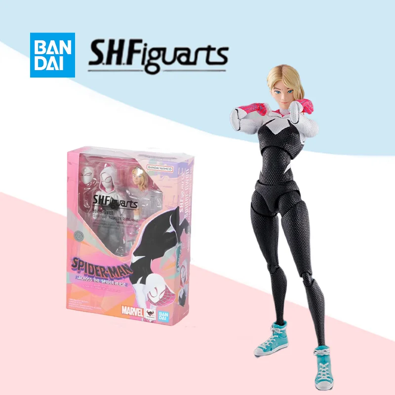 

Bandai S.H.Figuarts SHF Spider Man Across the Spider Verse GWEN full Action Anime Figure model kit finished toy gift for kids