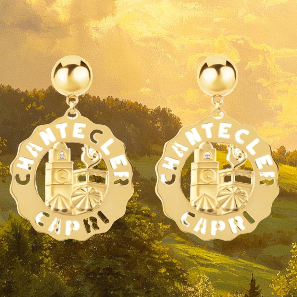 

2026 New Chanteclers Earrings 925 Silver Gold Plated Luxury High-Quality Craft Ear Studs