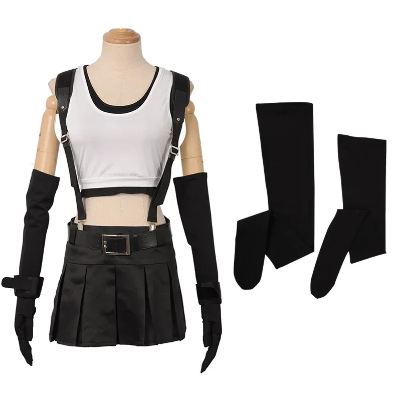 Juego de Anime Final Fantasy7 Cosplay Tifa.Lockhart disfraz de mujer