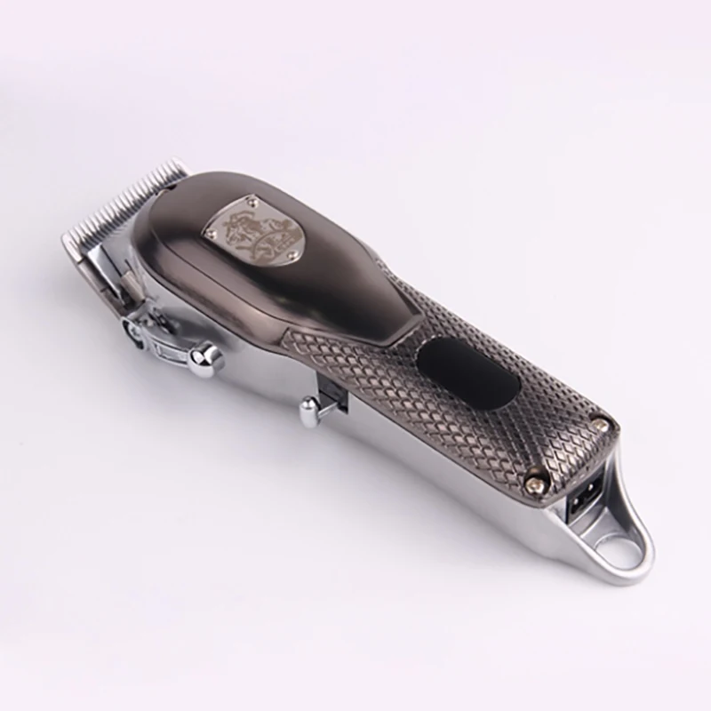 2025 New Professional All Metal Hair Clipper for Men Barber Cordless Electric Hair Trimmer Rechargeable Hair Cutting Machine