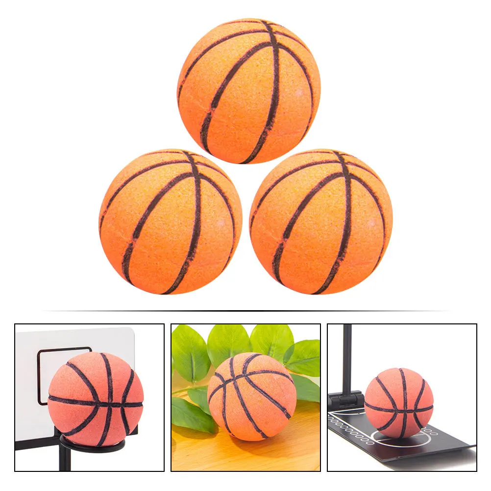 

3pcs Sea Salt Bath Balls Basketball Shape Natural Bathing Bombs Milk Plant Bubbles Skin Cleaning Moisturizing