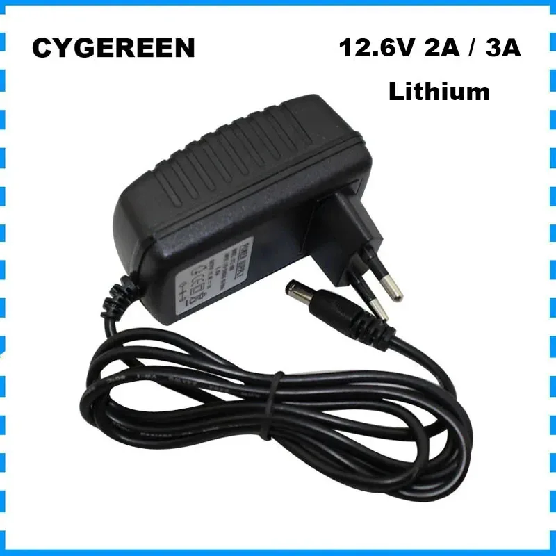 

12.6V 2A 3A Li-ion Battery Fast Charger For 12V 10.8V 11.1V 3S Lithium Solar System Charger DC Connector