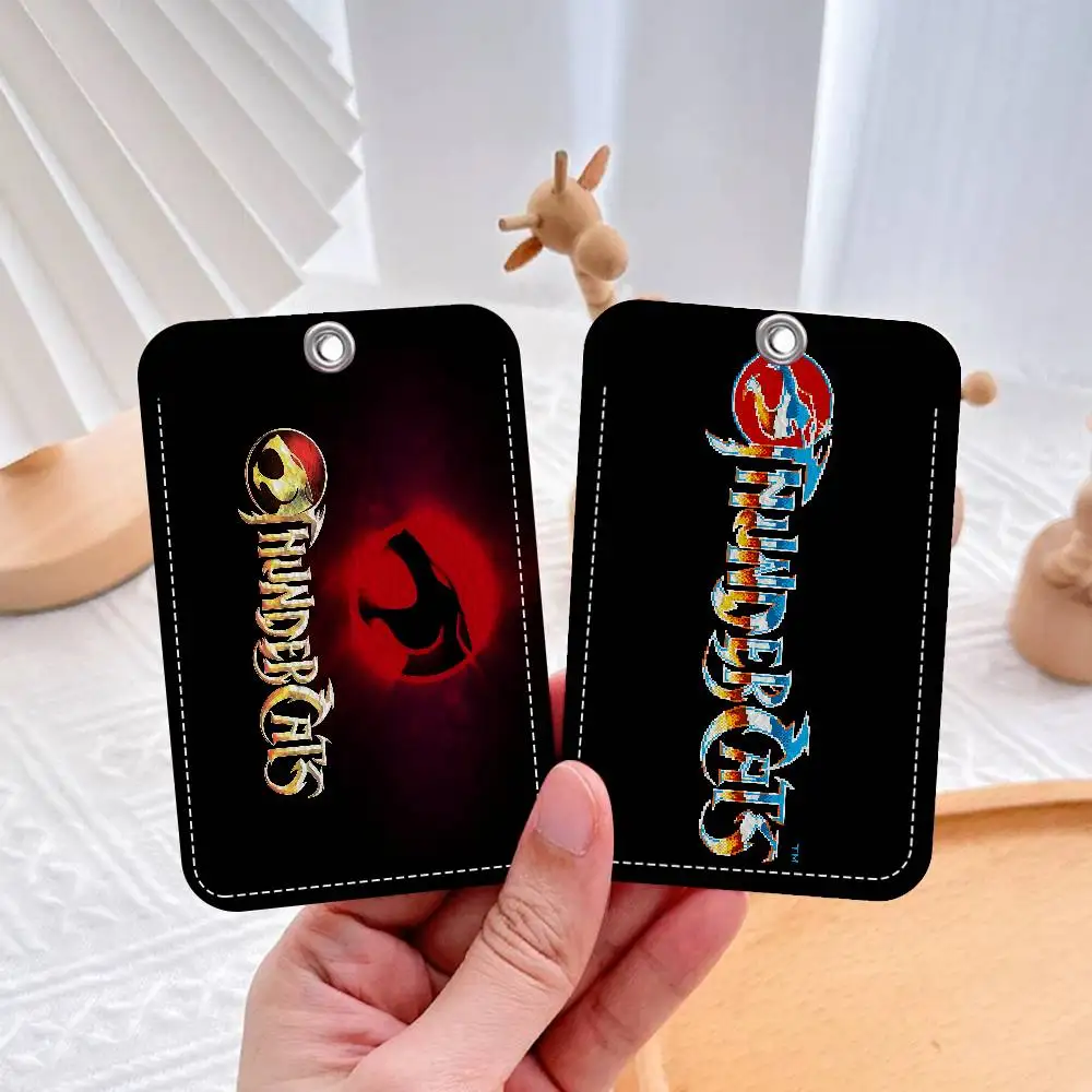

ThunderCats Anime Cartoon Card Keychain Anime Fashion Pendant Bag ID Door Card Case Bus Card Cute Adult Birthday Gift