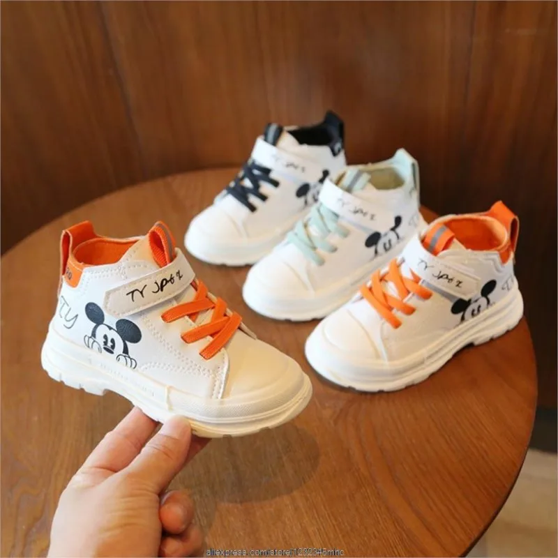 Bambini Casual cartoon Shoes ragazzi Girl Sneakers primavera bambini scarpe sportive New Baby Kid Sneakers ragazzi traspirante Soft Running