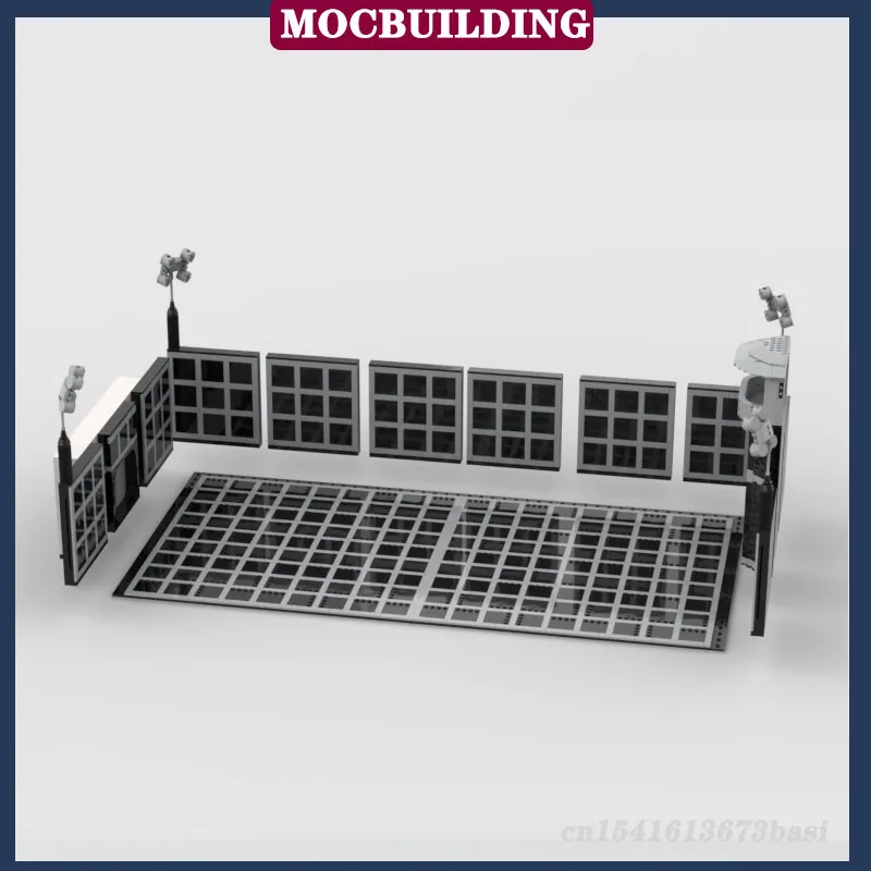 MOC Space Wars Modular Training Camp  Model Building Block Assembly Exterior Corridor System Collection Series Toy Gift