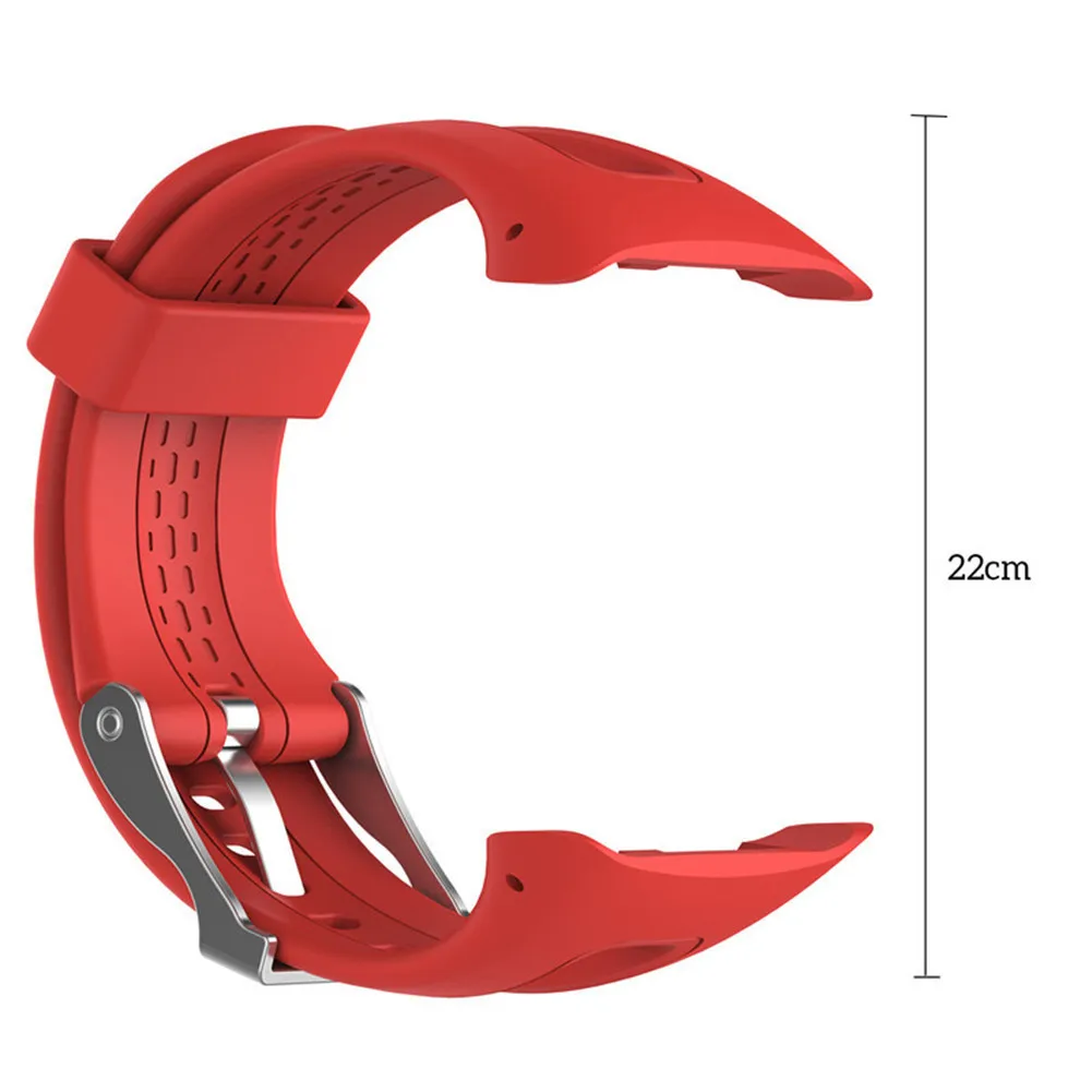 Silicone Watch Strap for Garmin Forerunner 10 15 GPS Sports Running Watch Replacement Band with Tools 22cm 25cm Replace Straps