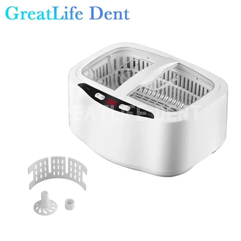 

GreatLife Dent Small Plastic Jewelry Glasses Tooth 2.5l Dental Digital Ultrasonic Tooth Cleaner Machine Ultrasonic Cleaners