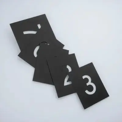 

10Pcs Number Stencils Painting Templates Durable Reusable Large Hollow Design for Crafts DIY Home Decor School Projects Spray