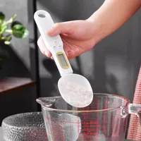 500g 0.1g Electronic Kitchen Scale LCD Digital Measuring Food Flour Digital Spoon Scale Mini Kitchen Tool for Milk Coffee Scale