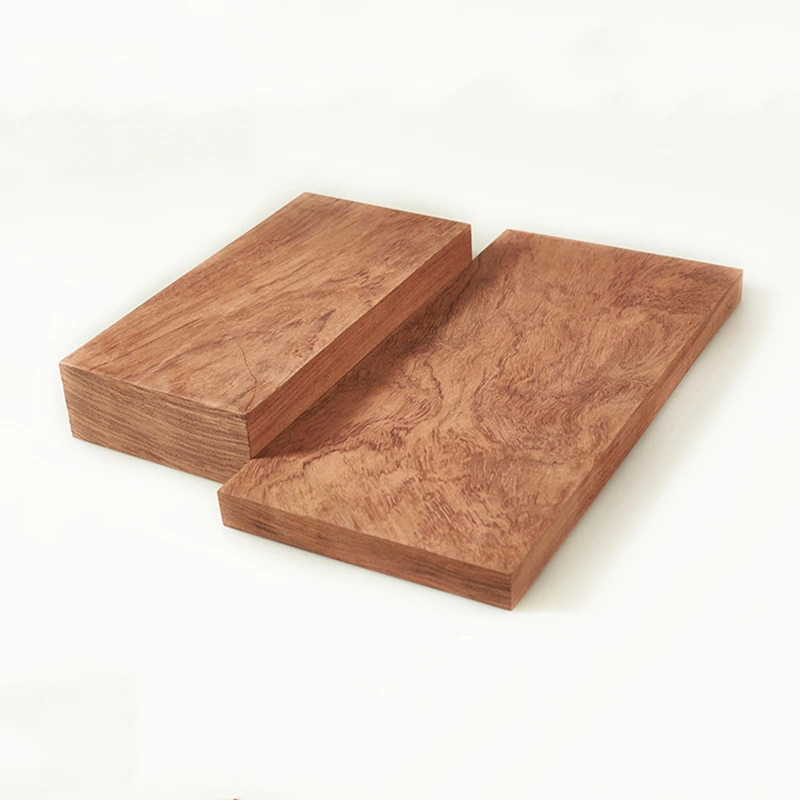 Custom Natural Genuine Brazil Bubinga Wood Plate Block DIY Box Stereo Audio Equipment Furniture Material 2-100mm x 100-500 Thick