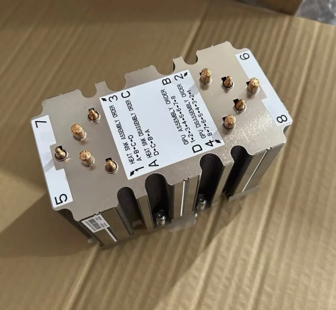 

Original Radiator for TESLA V100 SXM2 GPU Graphics Operation Card Heatsink Cooler Heat Sink 11CM