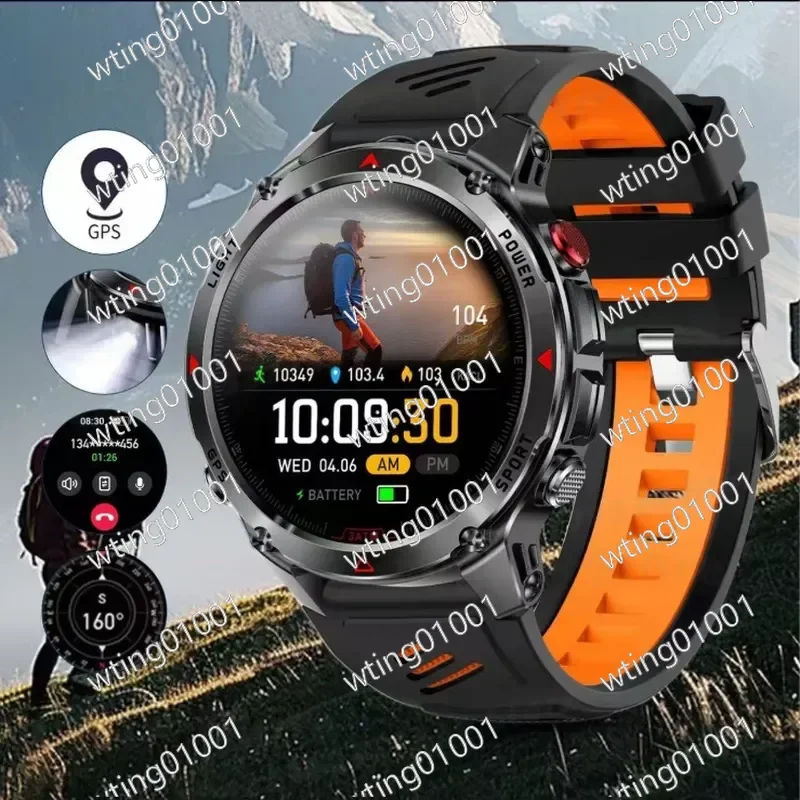 for GPS Smart Watch Outdoor Sports Compass Altitude Barometer 30M Waterproof Fitness Tracker Hiking Running Activity Monitor