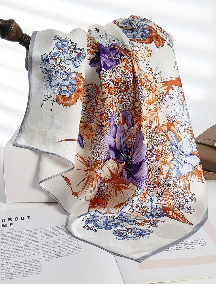 spring-autumn-luxury-artistic-floral-silk-scarf-women's-00-silk-high-end-feelings-melange-color-printed-square-scarf