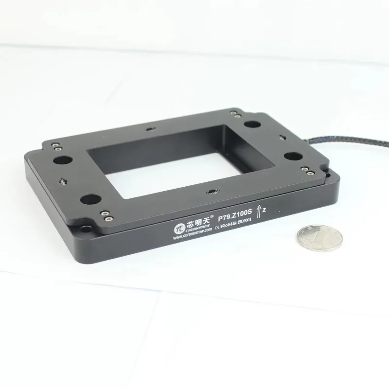 P79.Z100S Fast focusing ultra-high precision piezo microscope scanner Z micro-motion platform 2kg load for optical Instrument