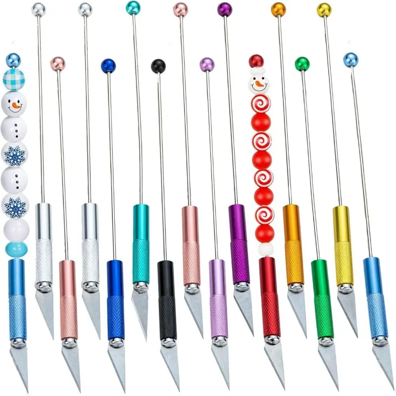 

15 металлических заготовок для инструментов для нанесения разметки, ручная работа, 12 видов цветовых комбинаций, острое и износостойкое лезвие.