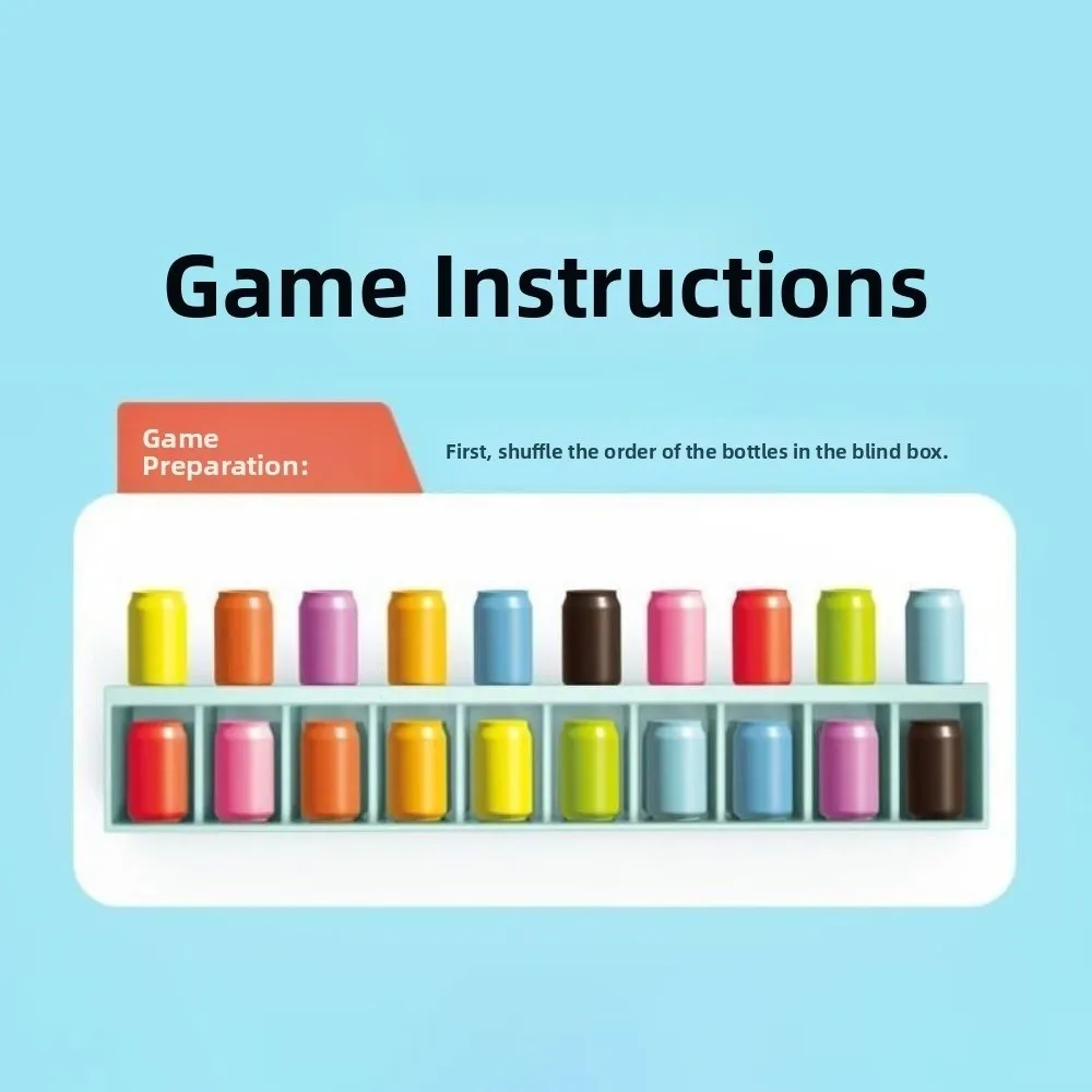 Gioco creativo per abbinamento bottiglie Pensiero logico interattivo Ordinamento dei colori Montessori Riconoscimento dei colori per l'educazione precoce