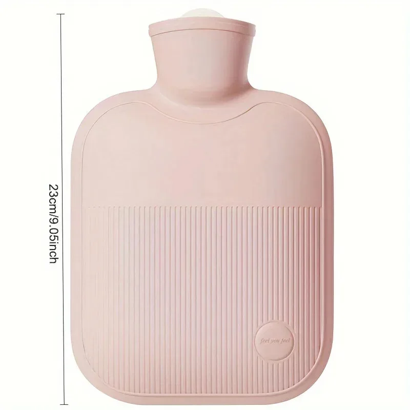 

1000ml Explosion-Proof Hot Water Bottle with Soft Cloth Cover Non-Slip Grip for Menstrual Pain Relief Cozy Durable Heat Therapy