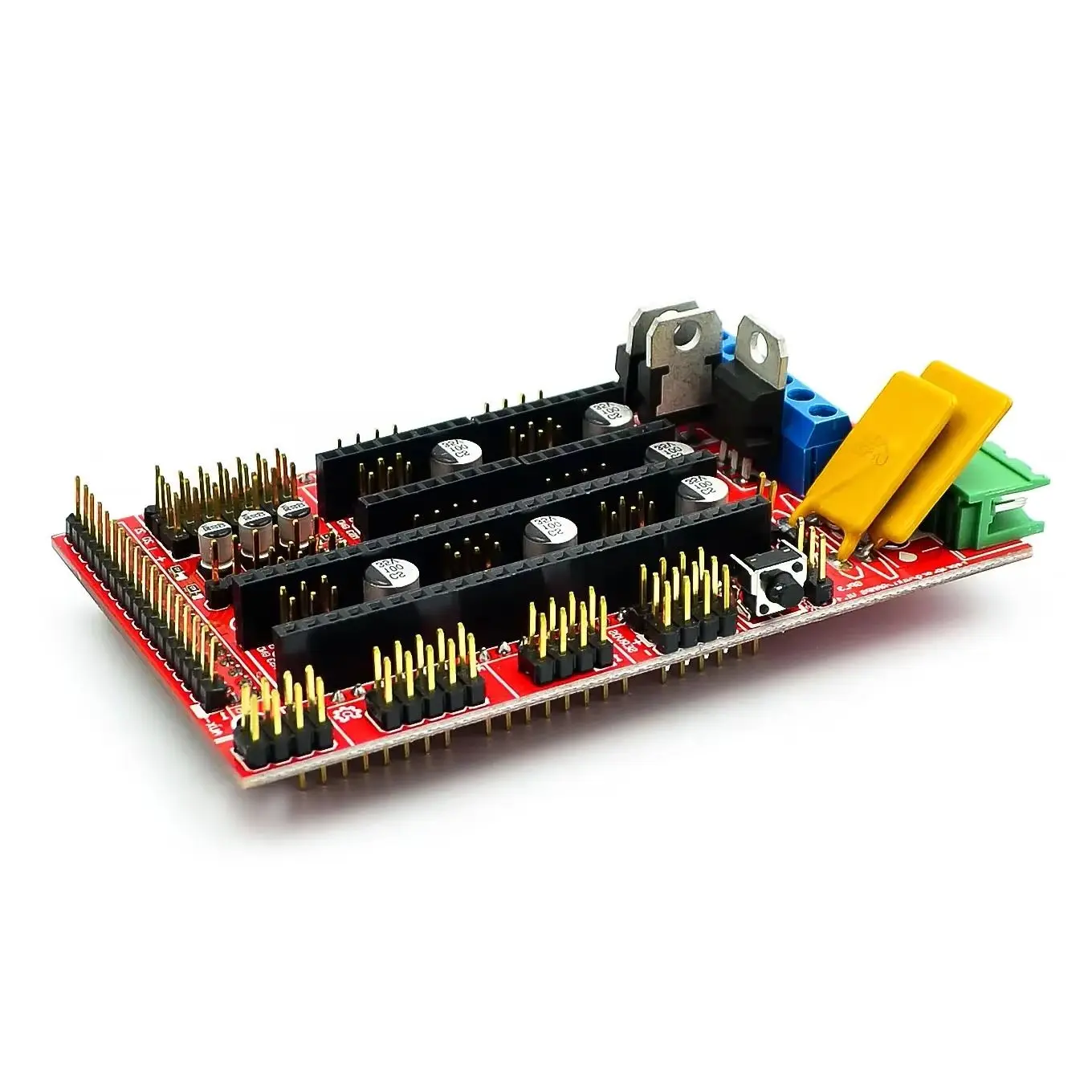 

-Ramps 1.4-1.5-1.6 Expansion- Control Panel with Heatsink- Upgraded Ramps 1.4-1.5 for arduino 3D Printer Board