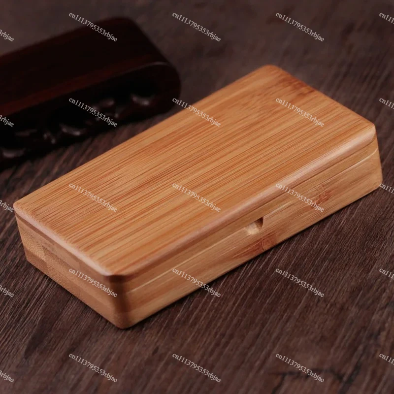 Ultra Thin Bamboo Wood Cigarette Case 20 Capacity Slim Magnetic Flip Top Custom Engraved Gift Box