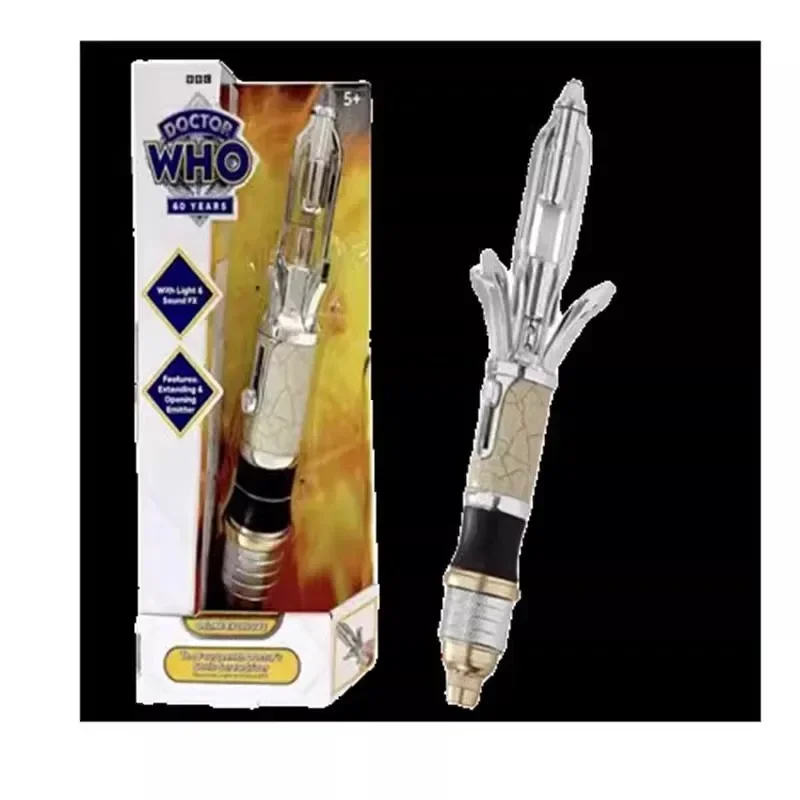 Doctor Who Stretchable Toy com Luz, Sonic Screwdriver, Merchandise Filme, Presentes de Aniversário, Cosplay Toys, 10th, 12th, 12th Generation