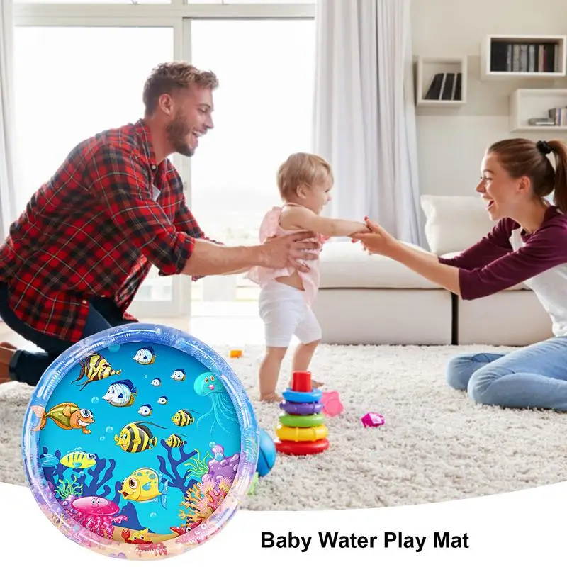 

Water Sensory Play Mat Large Sensory Play Mat Inflatable Visual Stimulation Portable Water Playmat For Promotes Motor & Sensory